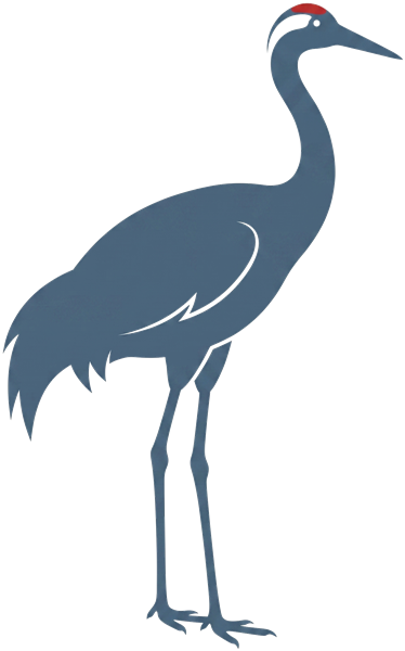 鶴のイラスト